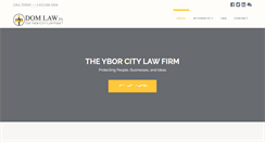 Desktop Screenshot of domlaw.com